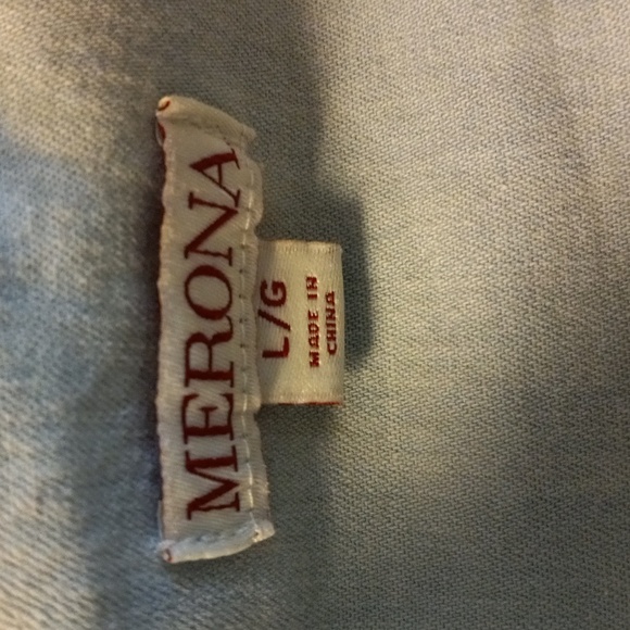 Merona Light Blue Button-Down Shirt Size Large - Picture 3 of 4